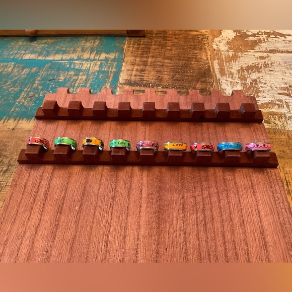 Jewelry - Set of 9 Unique Rings, size 7, 8, and 9.  Brand New